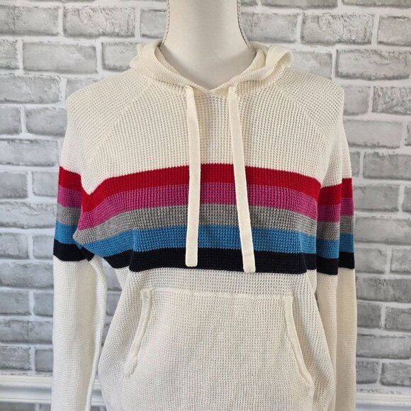 Faherty Throwback Organic Cotton Cashmere Sweater Hoodie XS Cozy Gorpcore - Picture 2 of 9